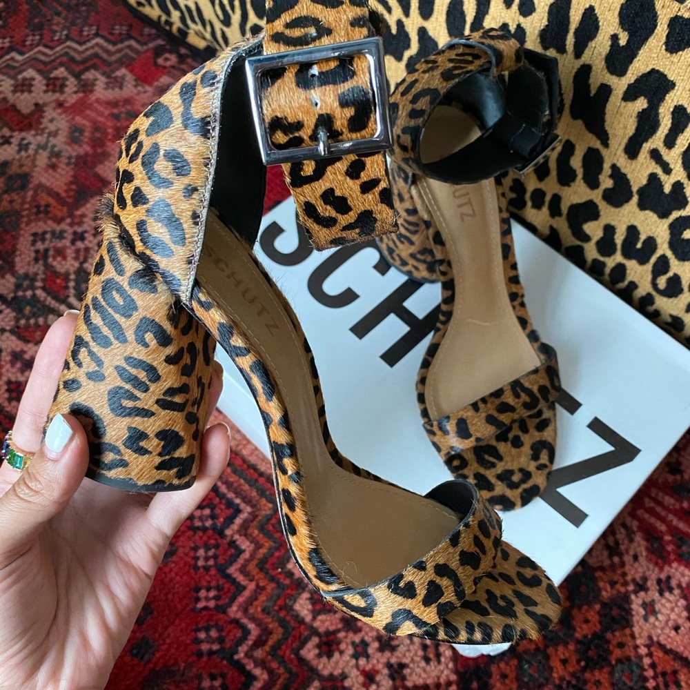 Schultz Leopard Heels